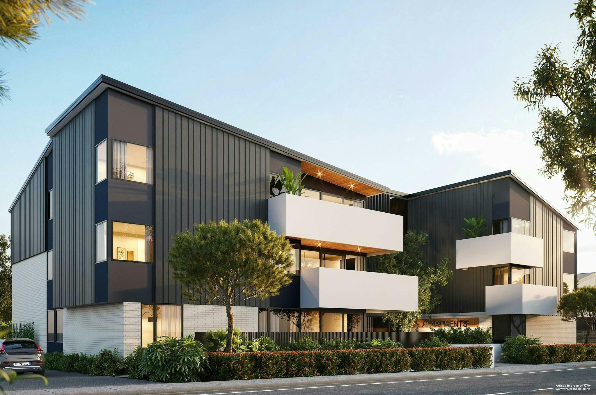 Owairaka Development Multi unit Construkt Architects Auckland Balconies