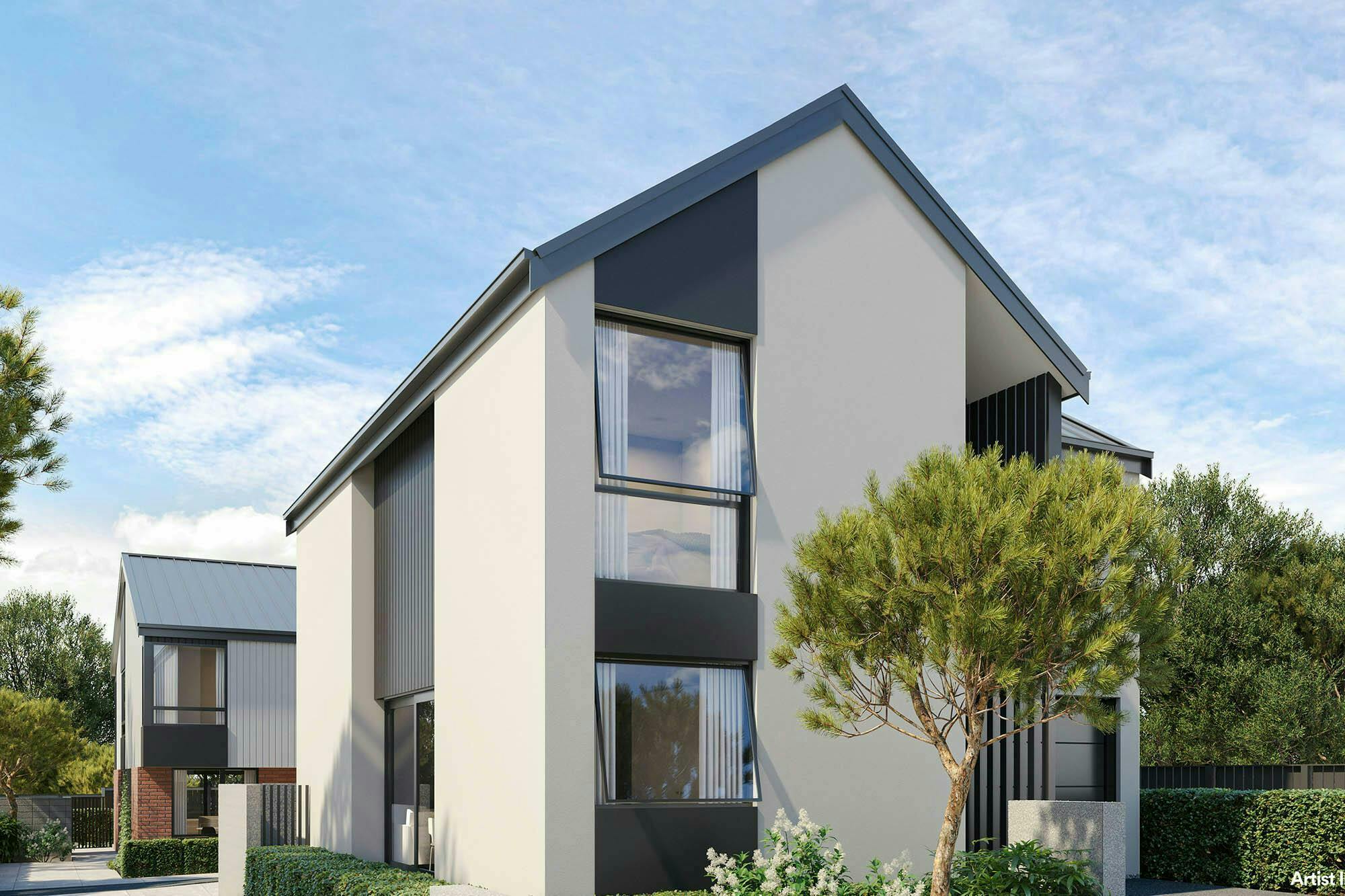 Owairaka Development Multi unit Construkt Architects Auckland Front