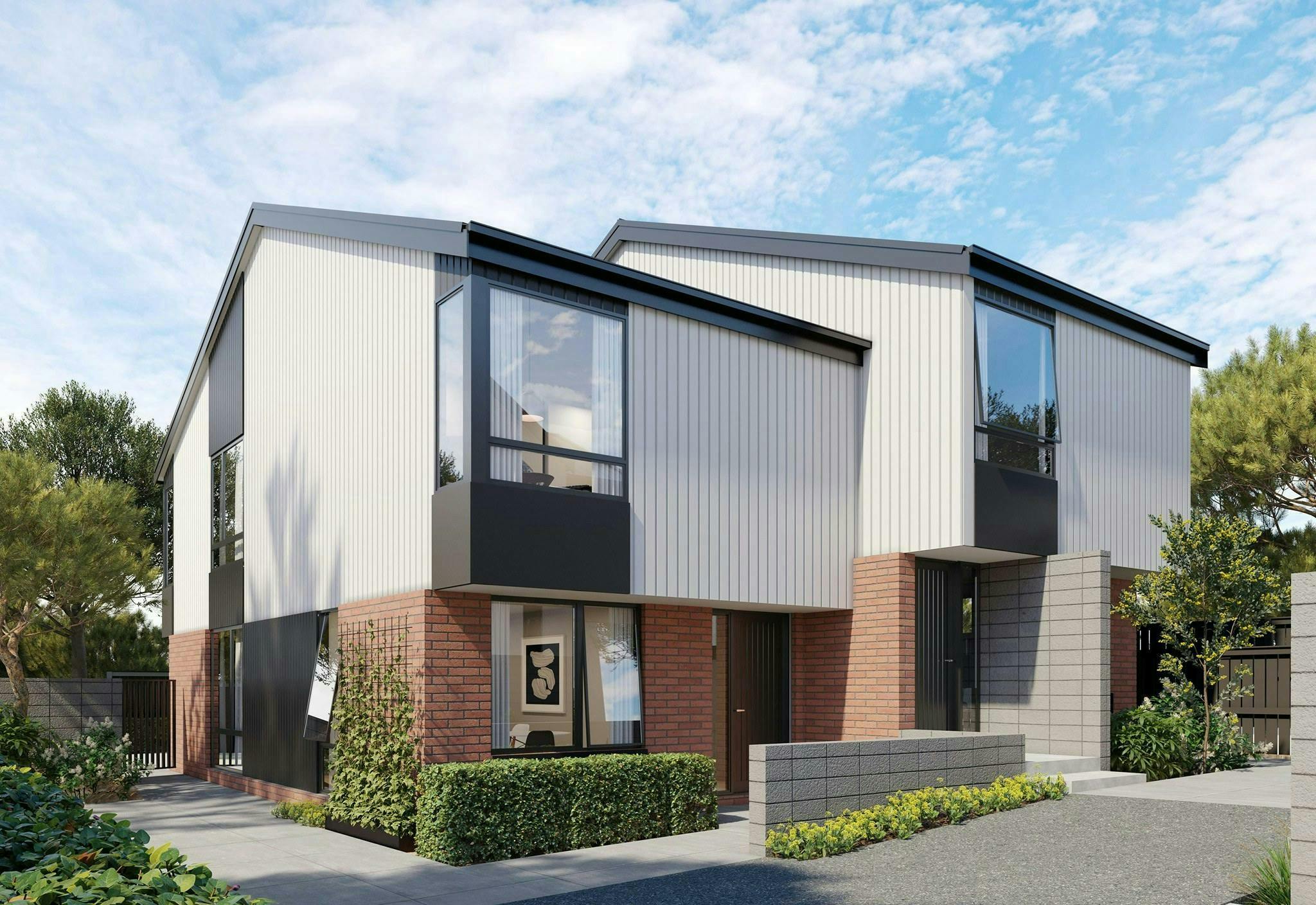 Owairaka Development Multi unit Construkt Architects Auckland Rear Entrance