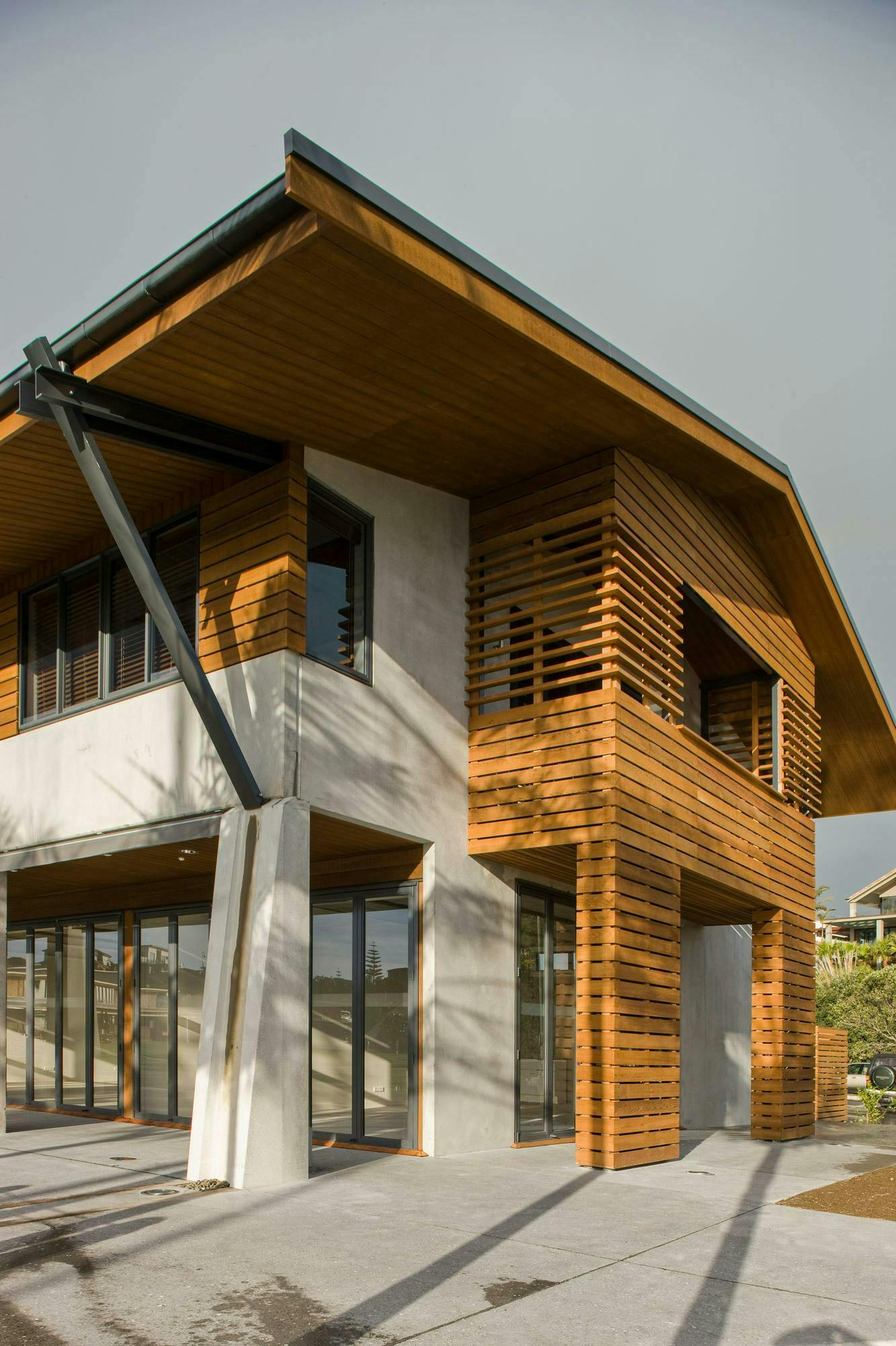 Pine Harbour Office Architectural Office Construkt Architects Auckland Corner