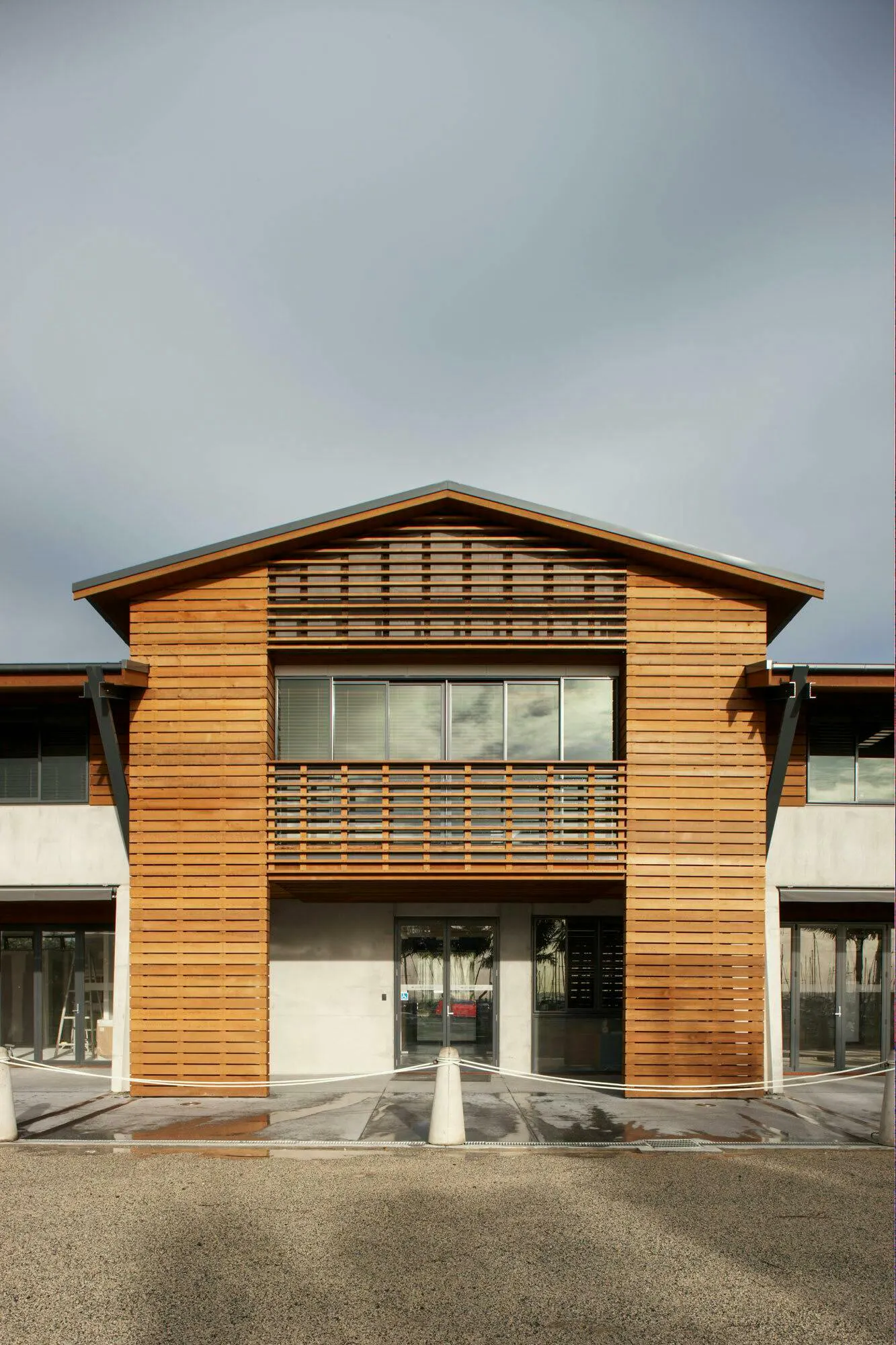 Pine Harbour Office Architectural Office Construkt Architects Auckland Entrance
