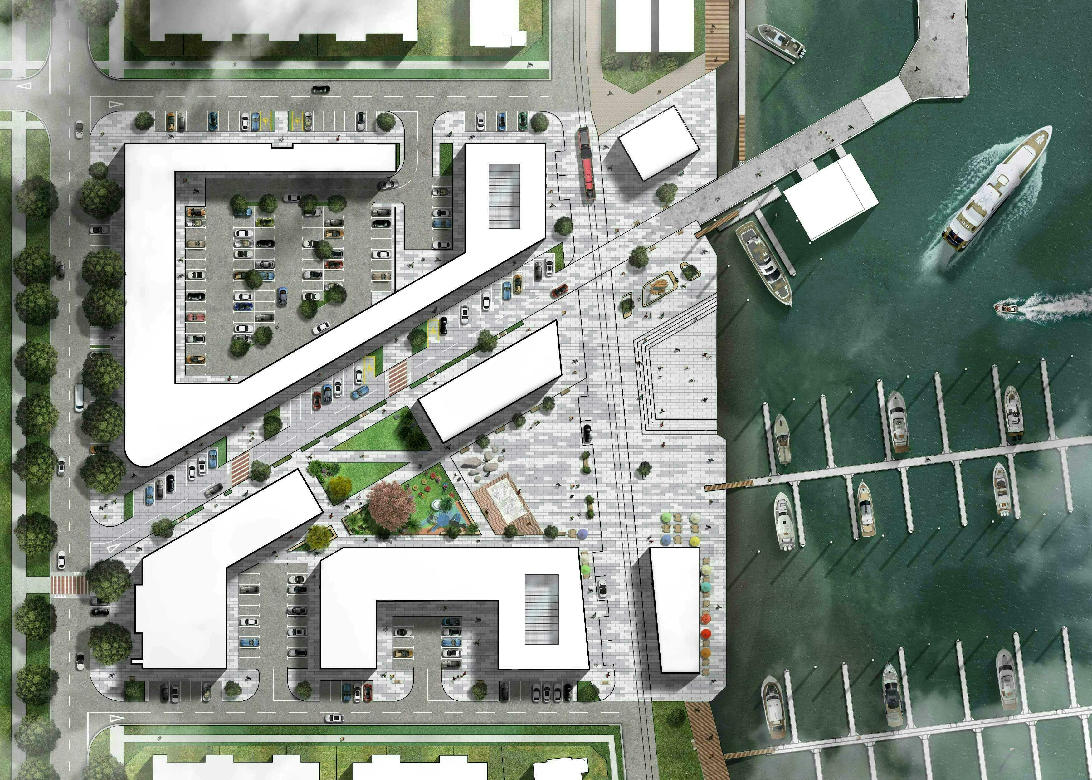 Port Nikau Marina Edge Masterplanning Construkt Architects Auckland Harbour Illustrative Plan