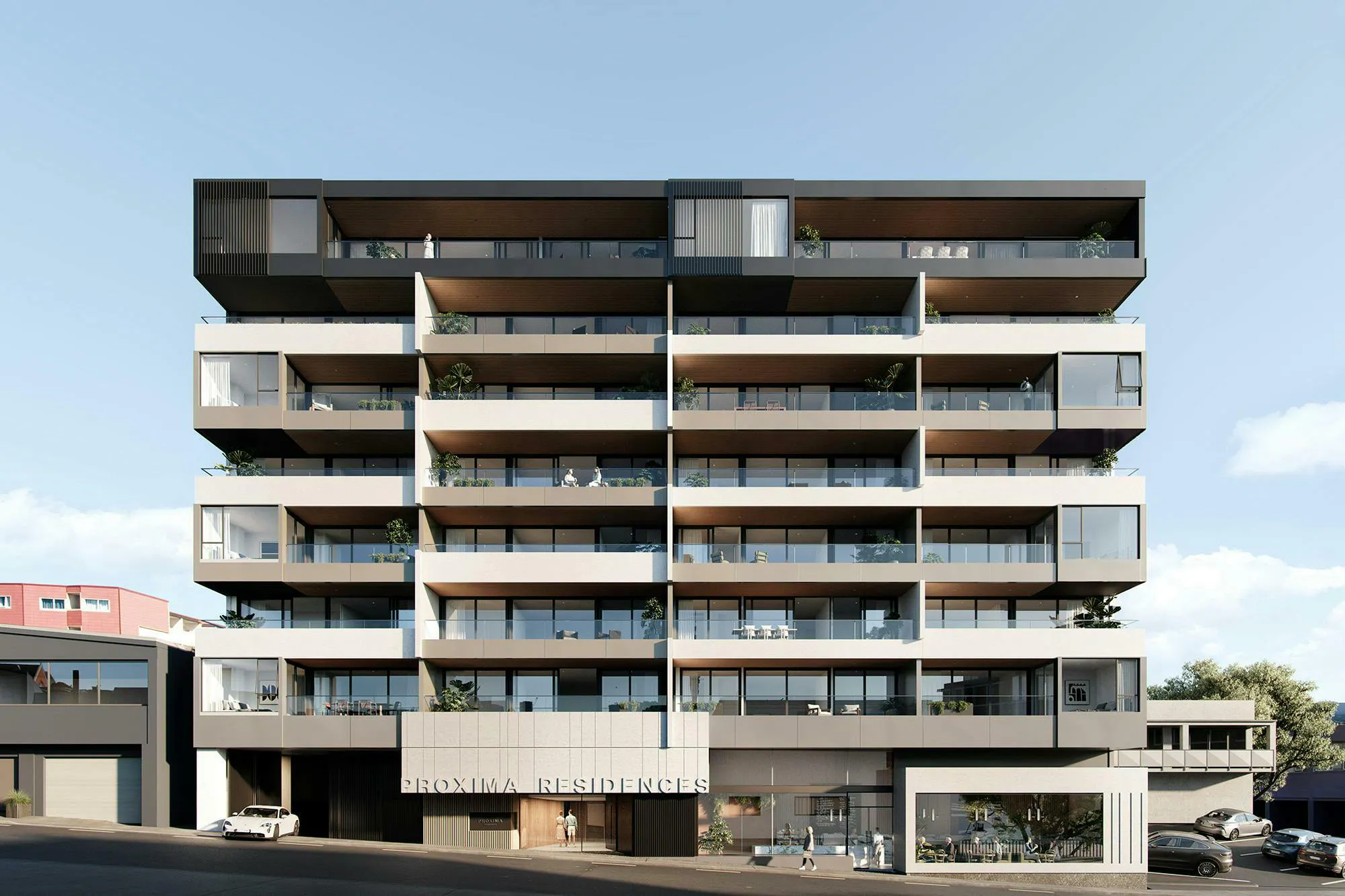 Proxima Residences Modern Apartments Construkt Architects Auckland