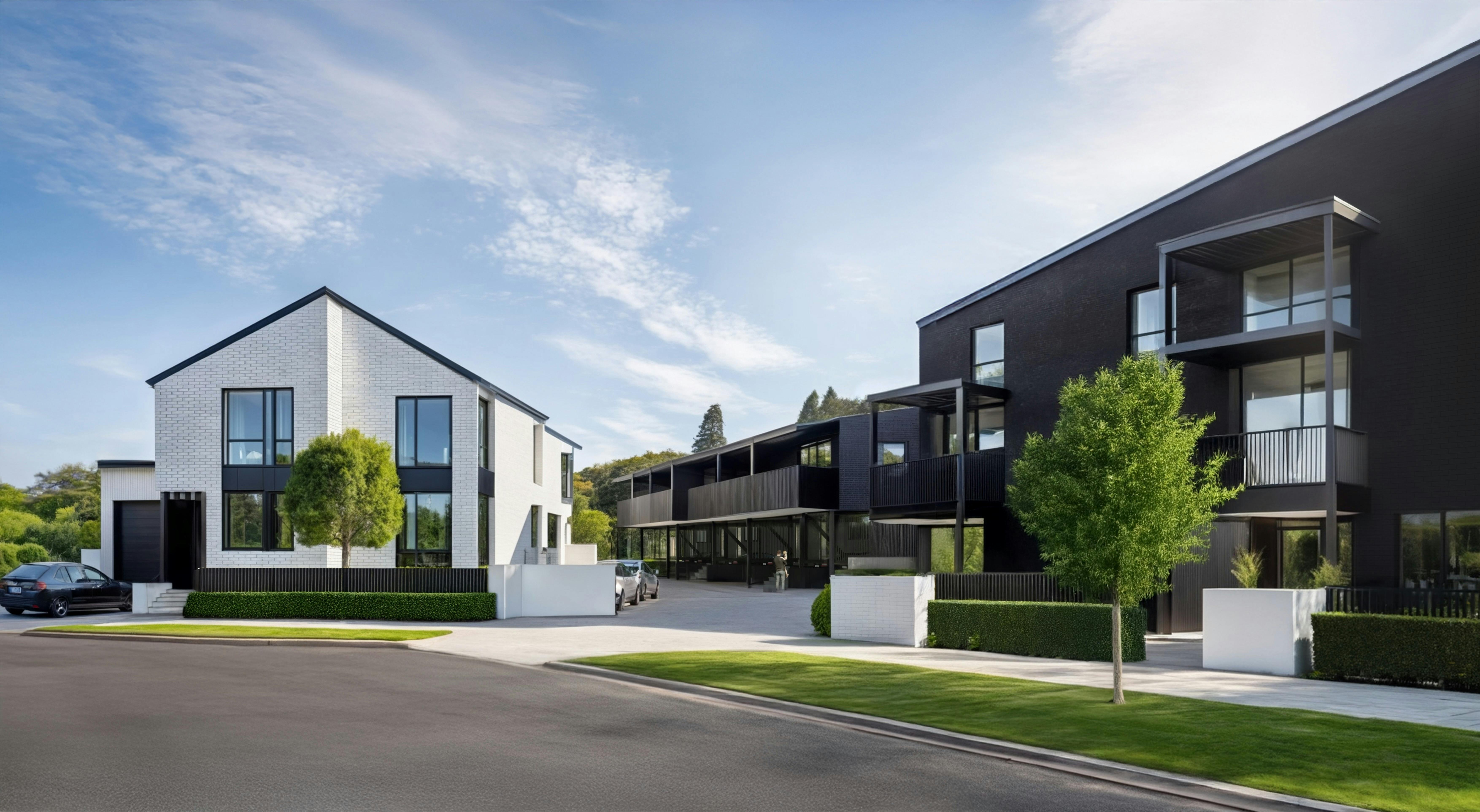 River Block Project Medium Density Housing Construkt Architects Auckland Cul de Sac