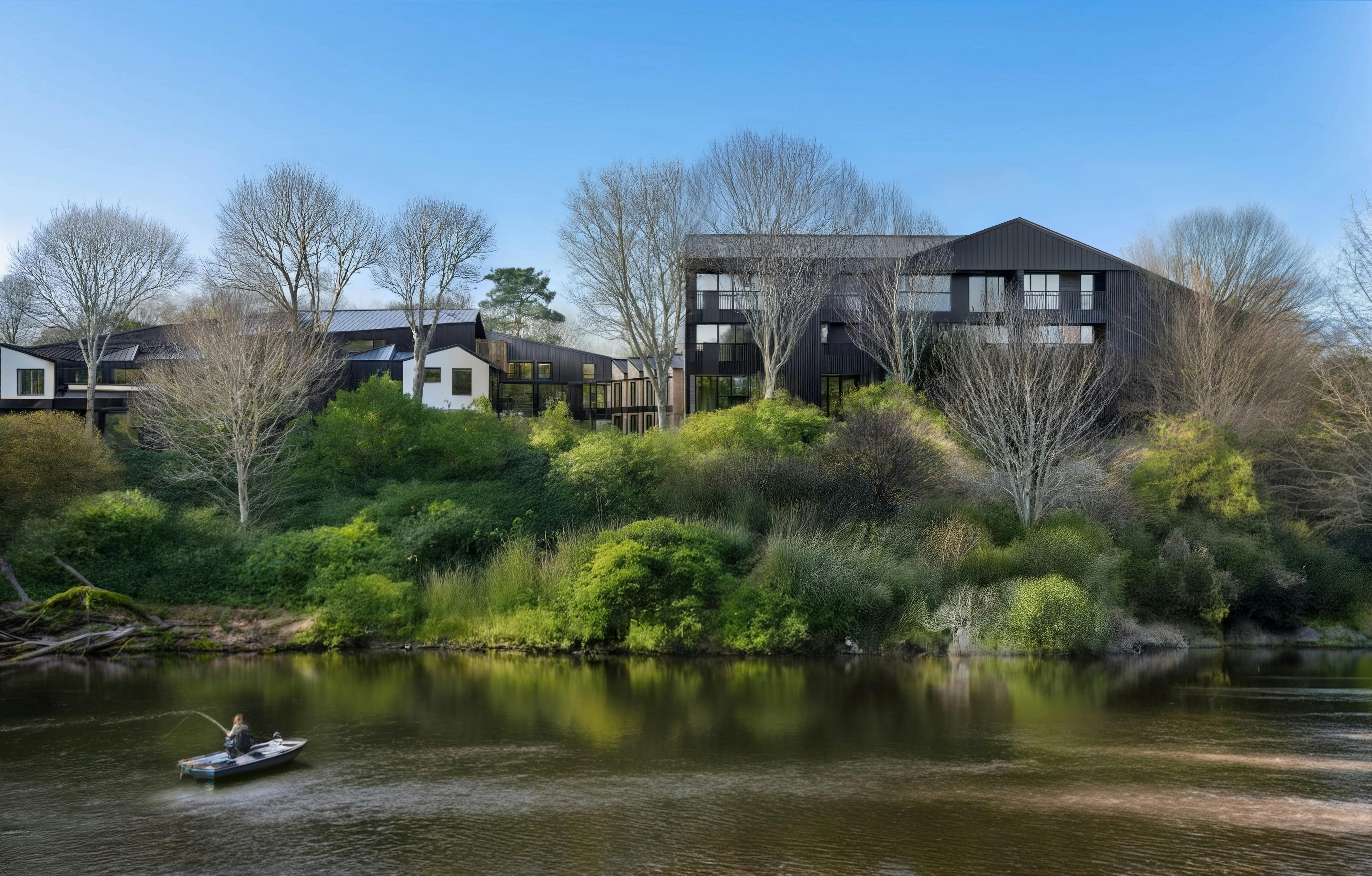 River Block Project Medium Density Housing Construkt Architects Auckland River View