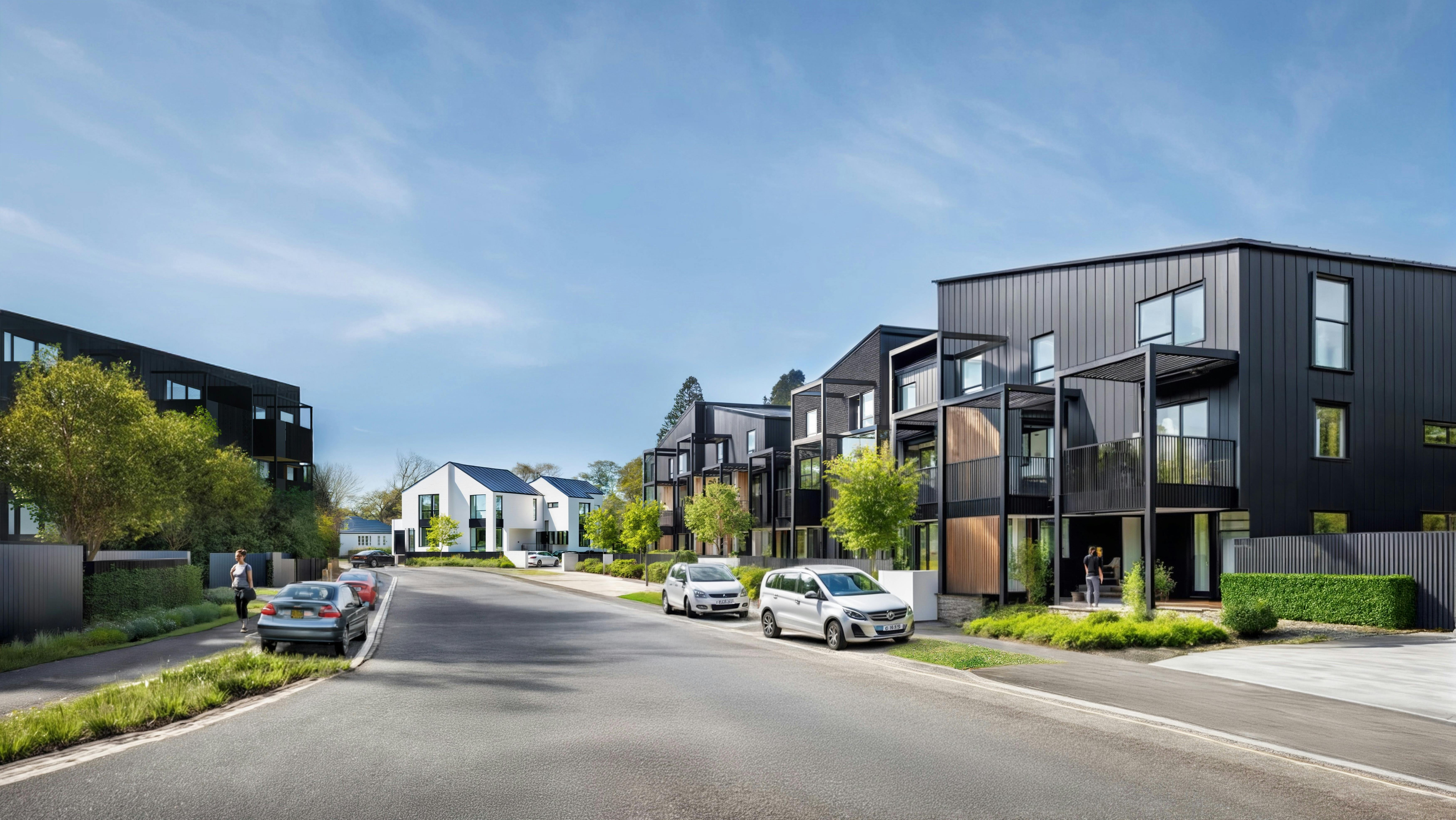 River Block Project Medium Density Housing Construkt Architects Auckland Street View