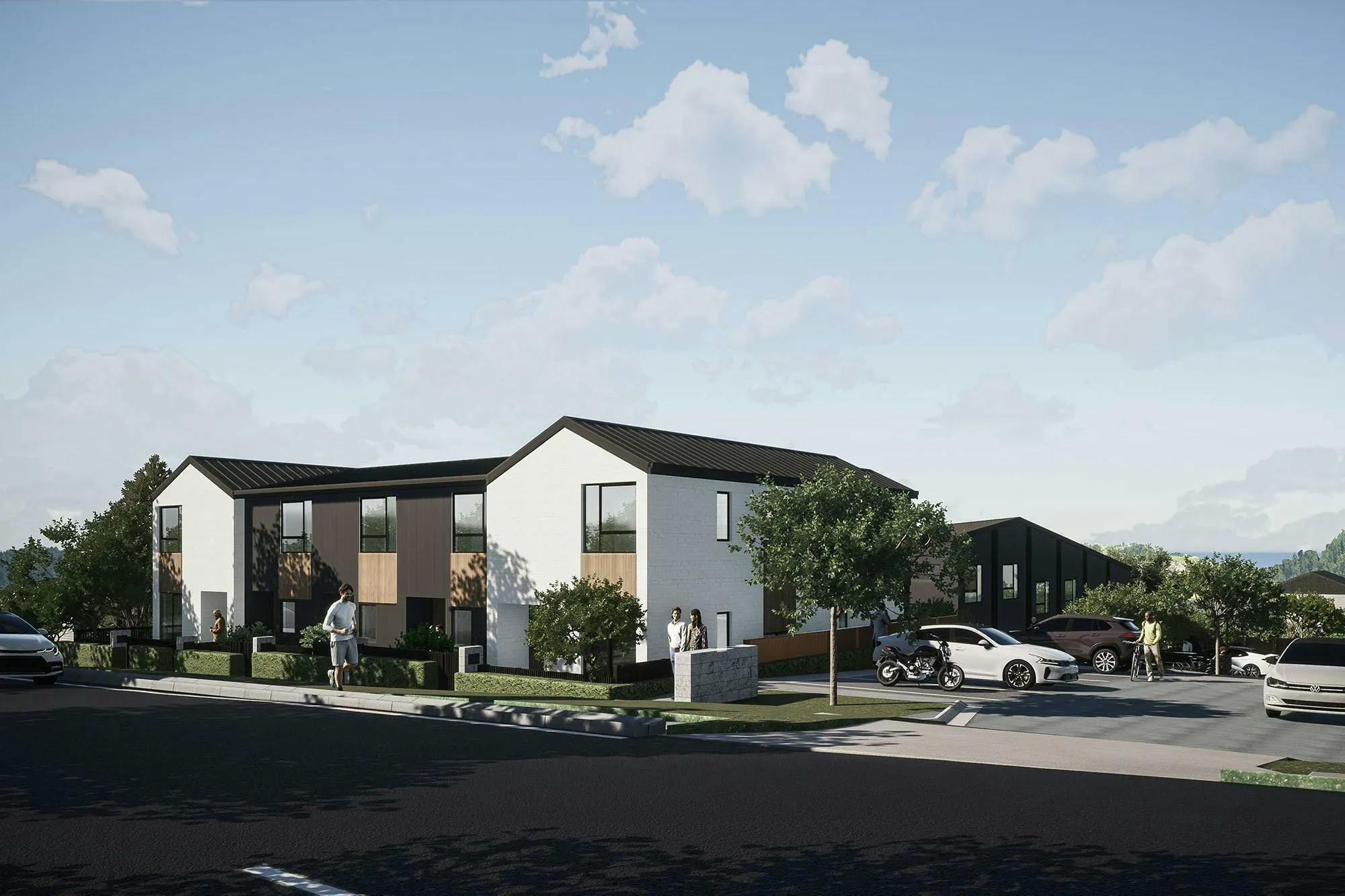Roskill South Terraces Modern Terraces Construkt Architects Auckland