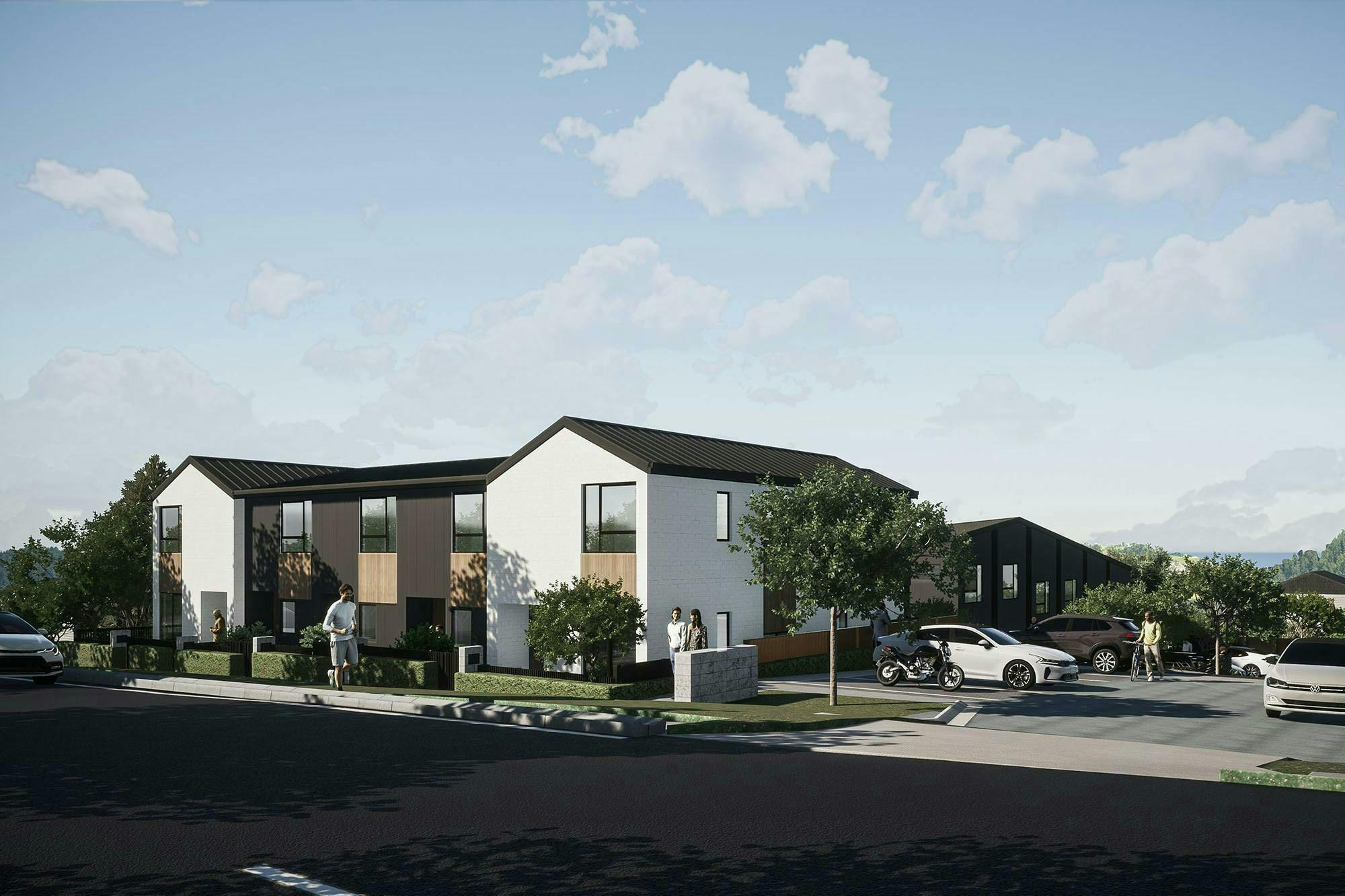 Roskill South Terraces Modern Terraces Construkt Architects Auckland