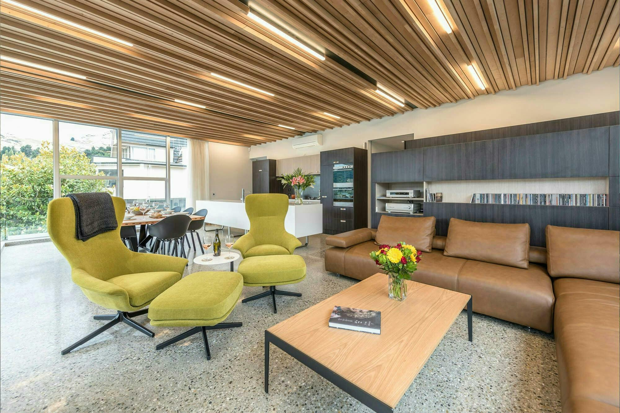 Shimmerlake Queenstown Home Construkt Architects Auckland Living