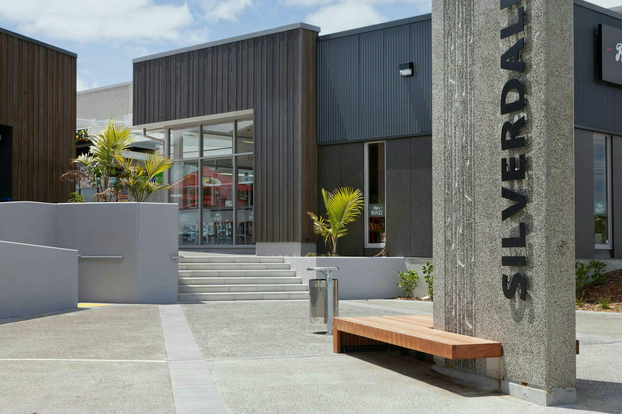 Silverdale Centre Commercial Architecture Construkt Architects Auckland Entrance
