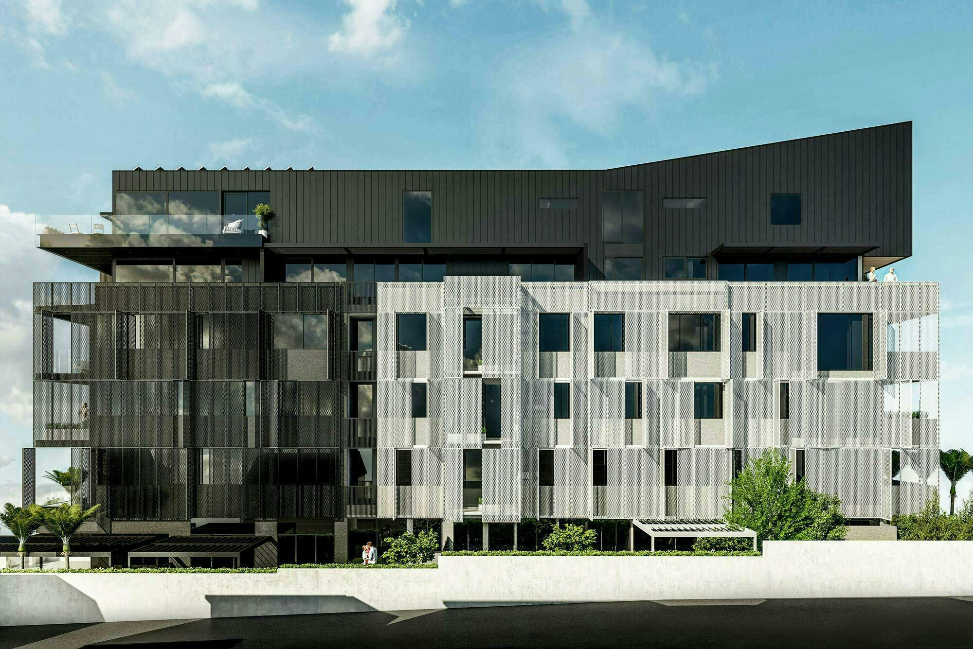 Summer Gardens Apartments Modern Apartments Construkt Architects Auckland Elevation