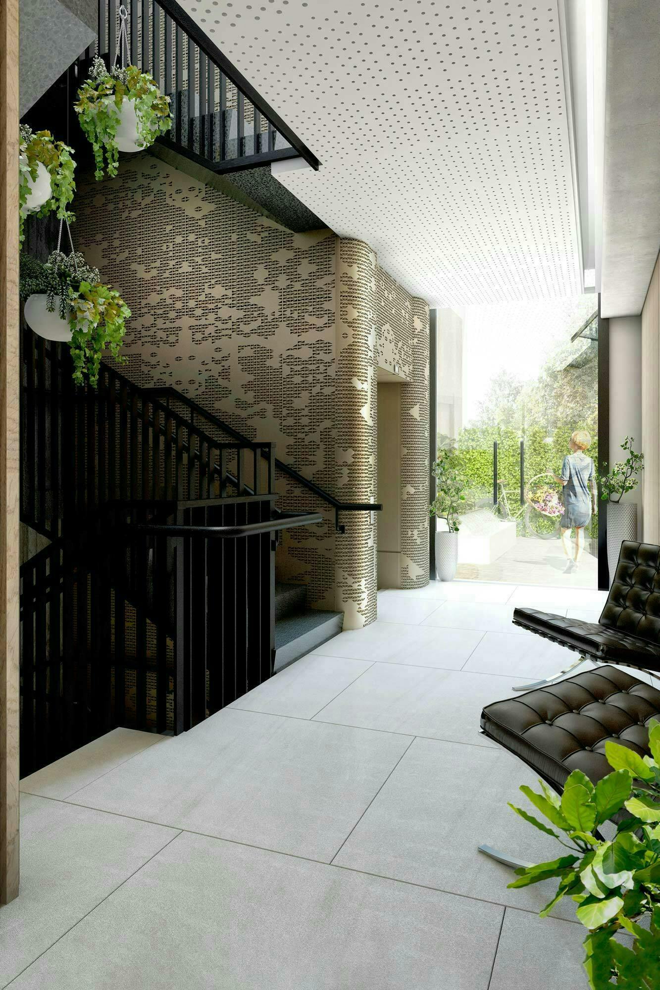 Summer Gardens Apartments Modern Apartments Construkt Architects Auckland Foyer