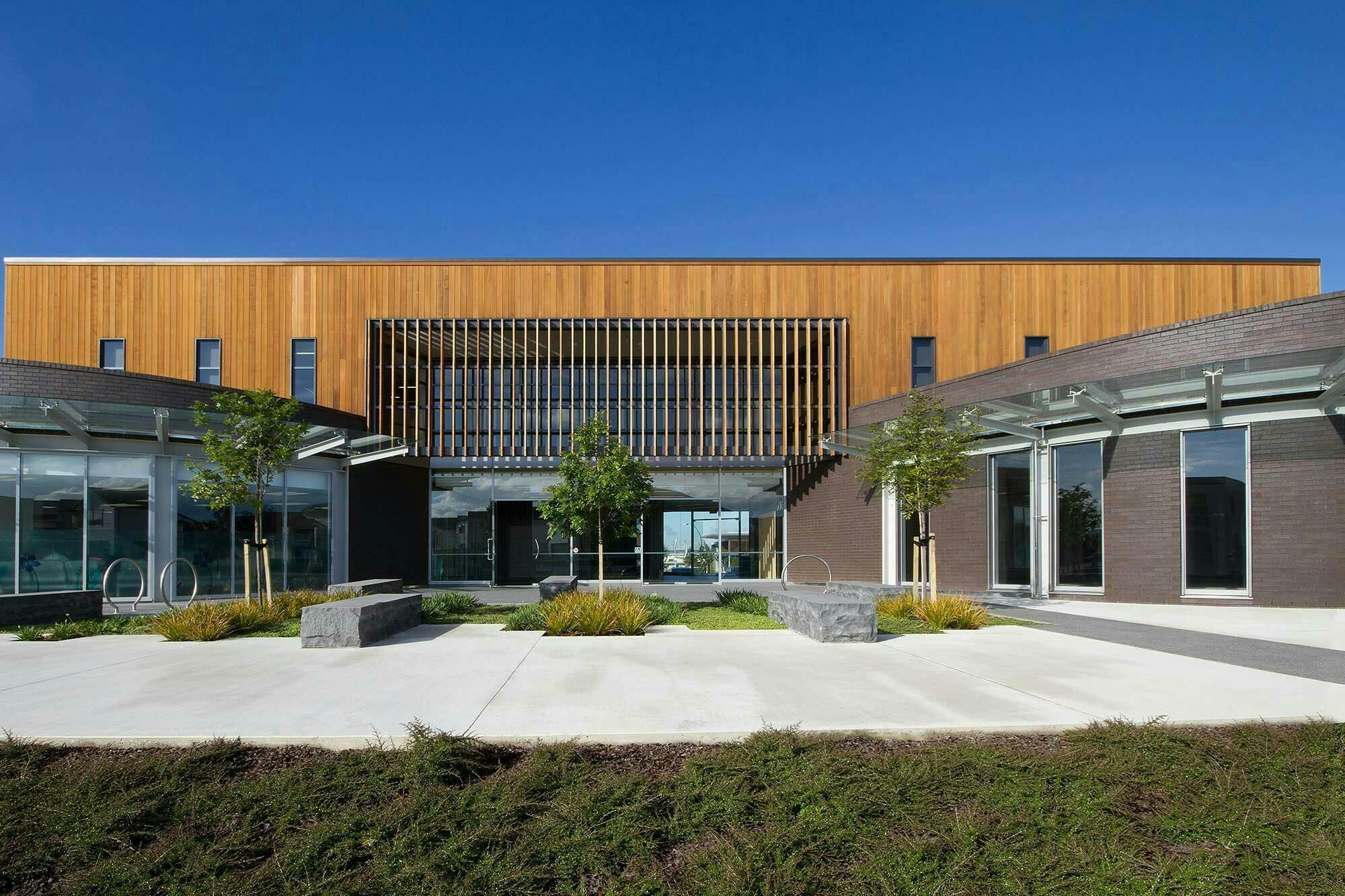 Takanini Village Retail Construkt Architects Auckland Entrance