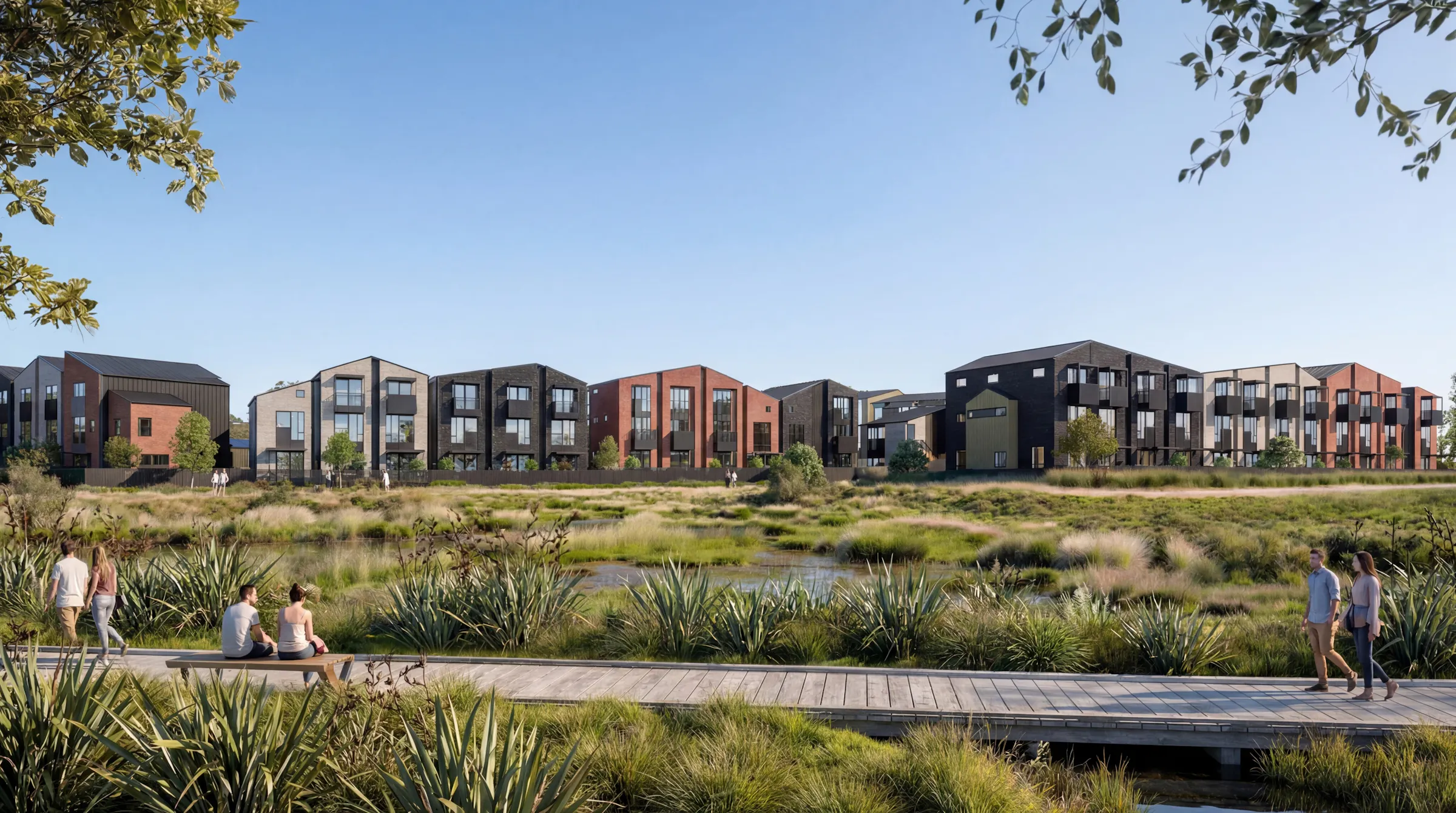 Te Awa Lakes Modern Apartments Construkt Architects Auckland