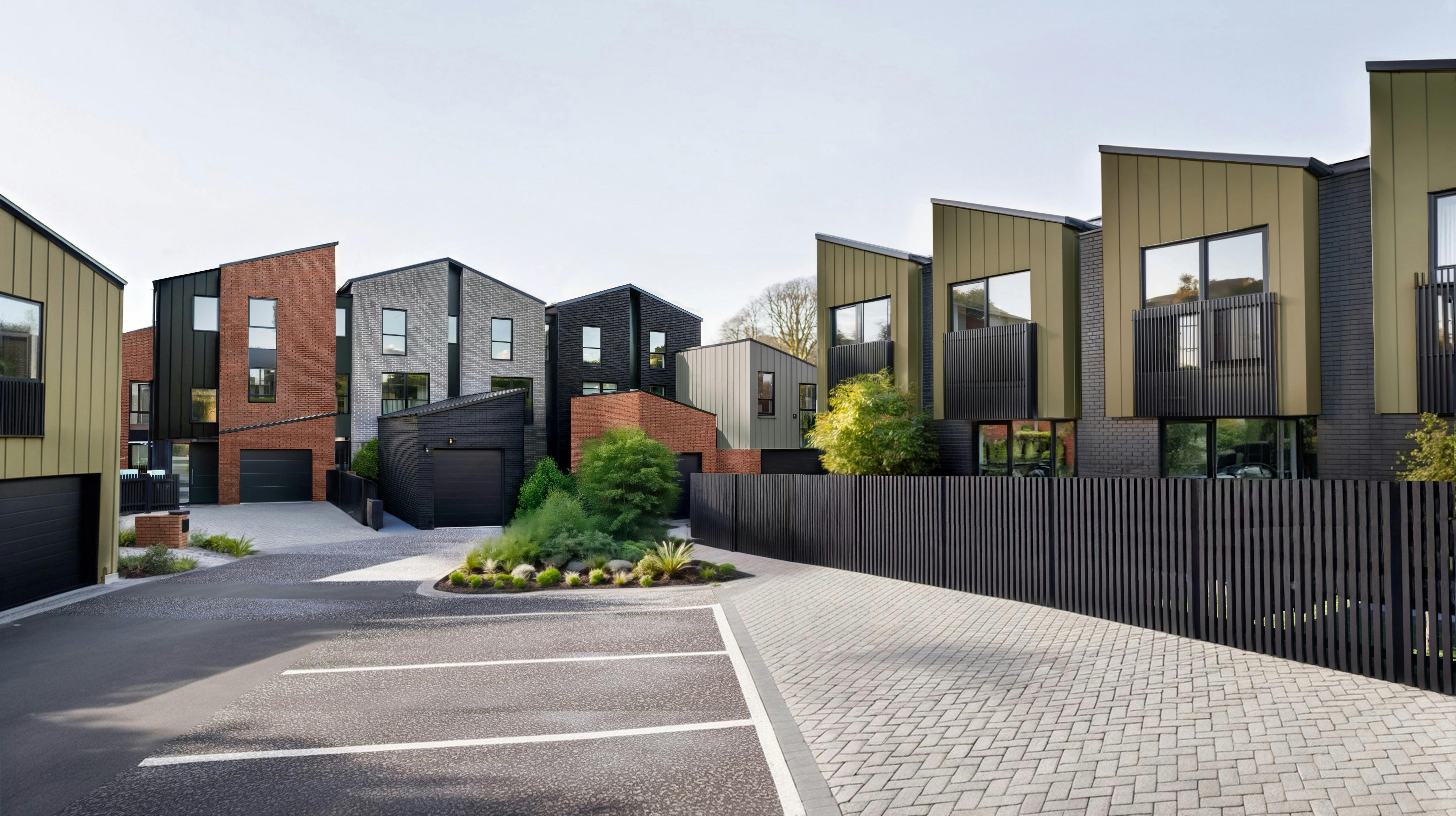 Te Awa Lakes Modern Apartments Construkt Architects Auckland Parking
