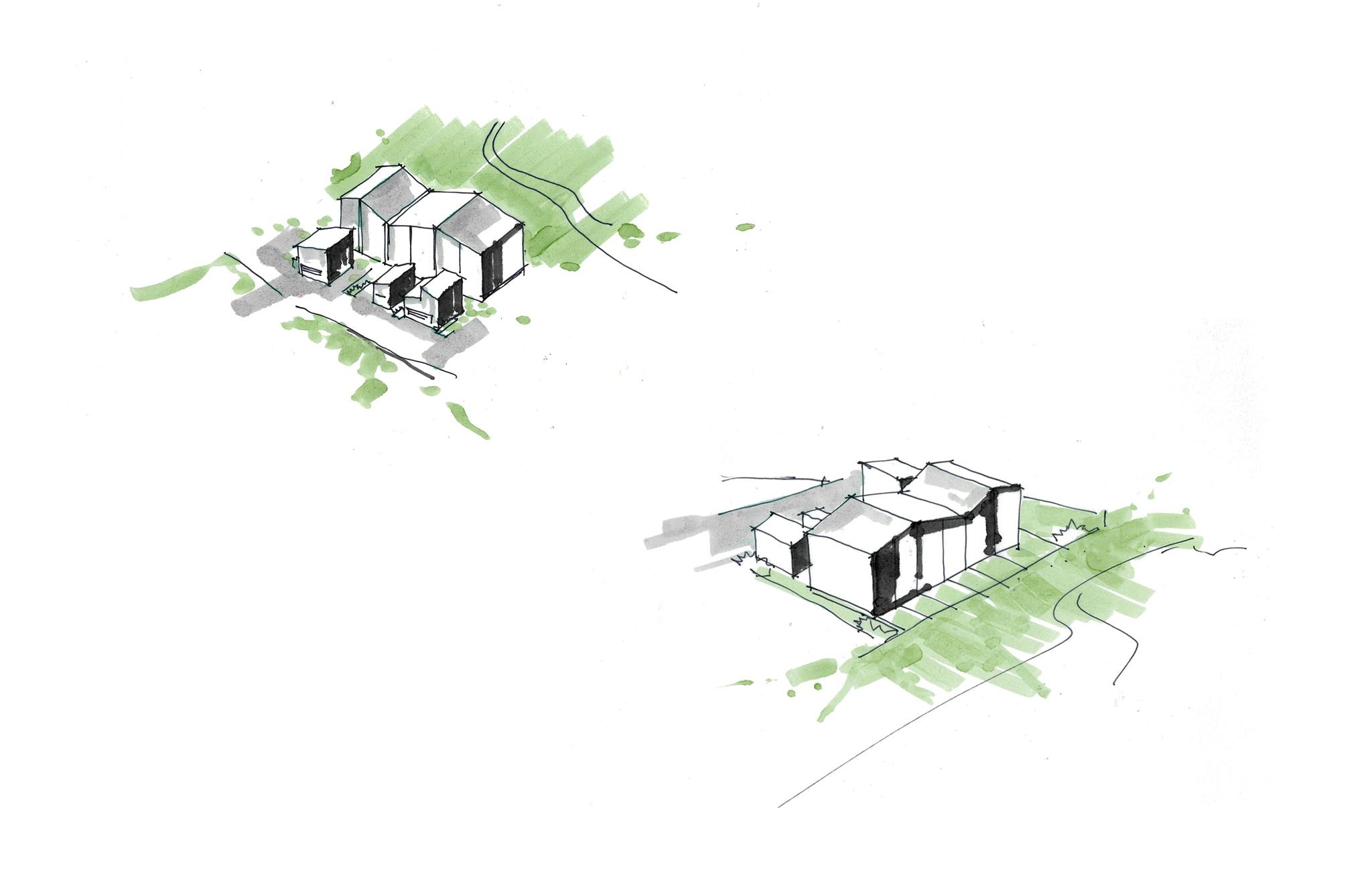 Te Awa Lakes Terrace home Perspective sketch Construkt Architects Auckland