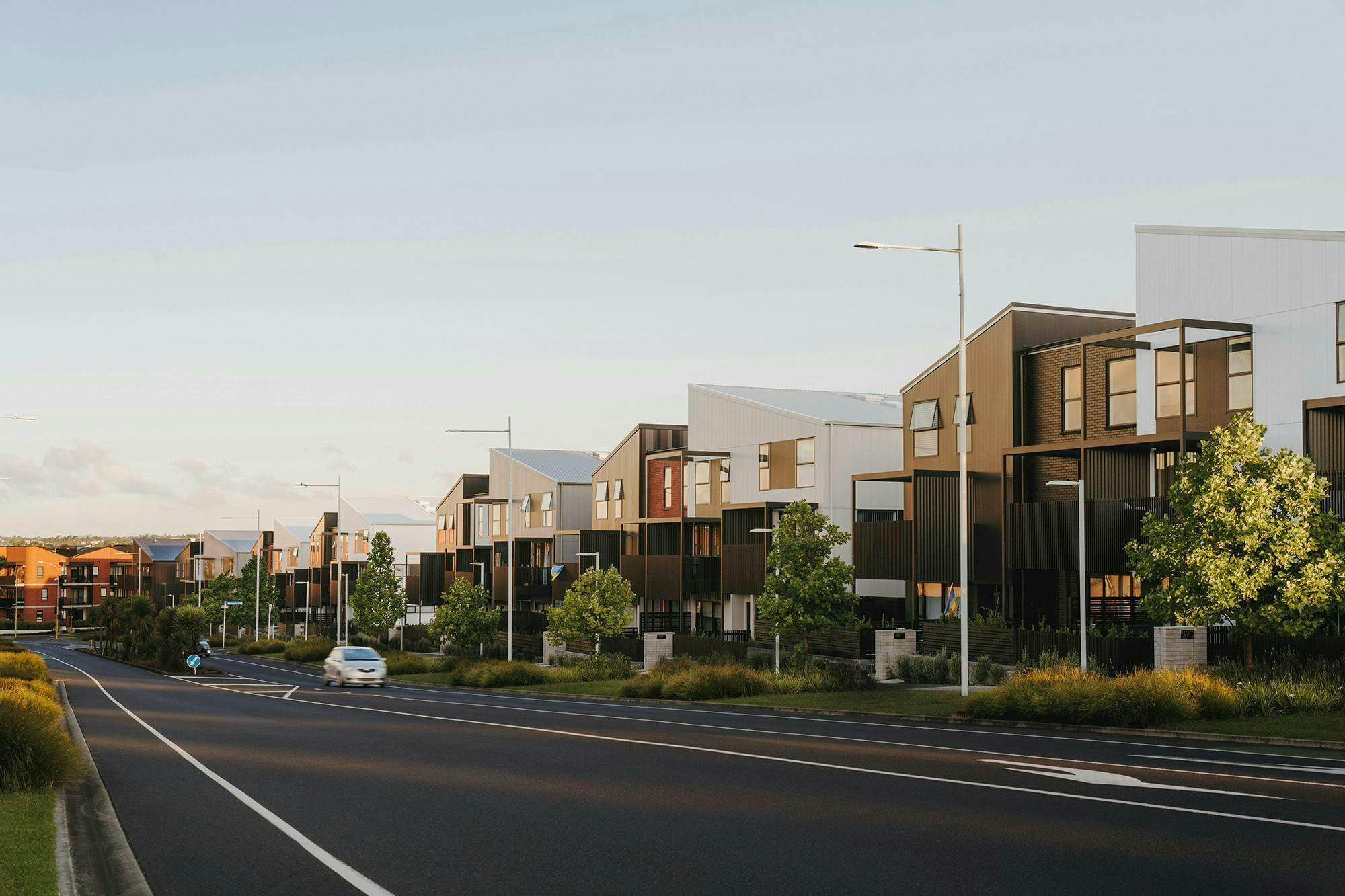 Te Uru Walk up Terraces Terrace Multi unit Construkt Architects Auckland Street View 2