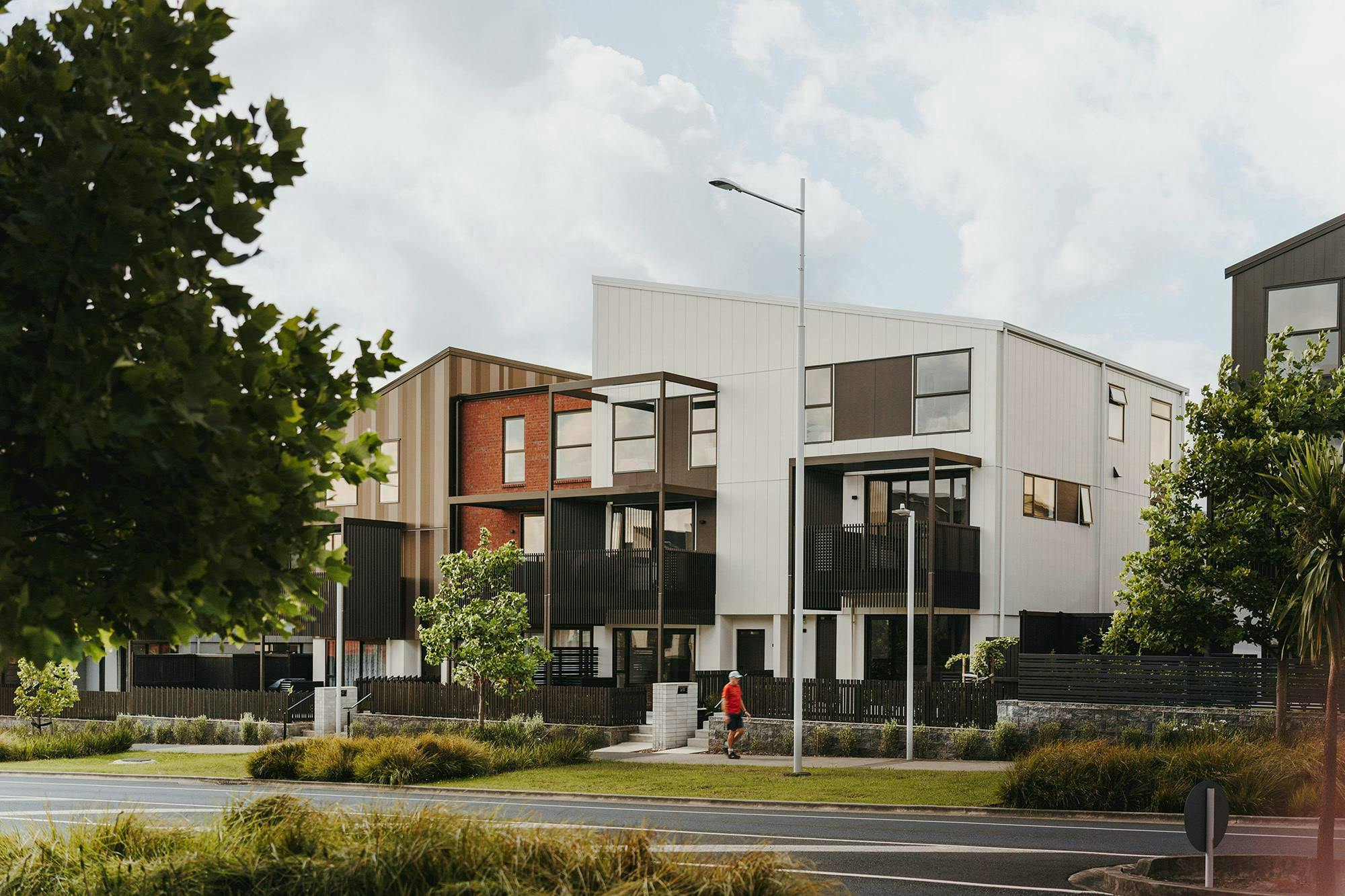 Te Uru Walk up Terraces Terrace Multi unit Construkt Architects Auckland Street View 4