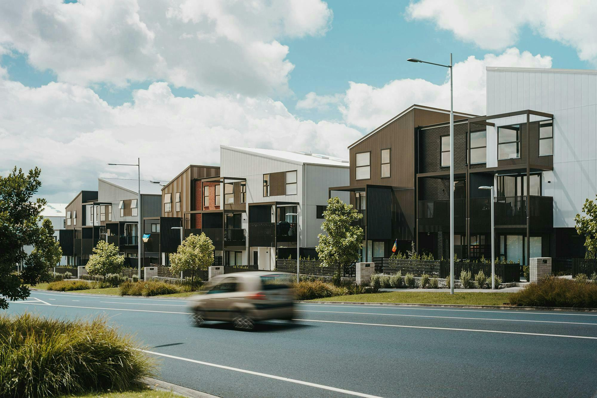 Te Uru Walk up Terraces Terrace Multi unit Construkt Architects Auckland Street View 5