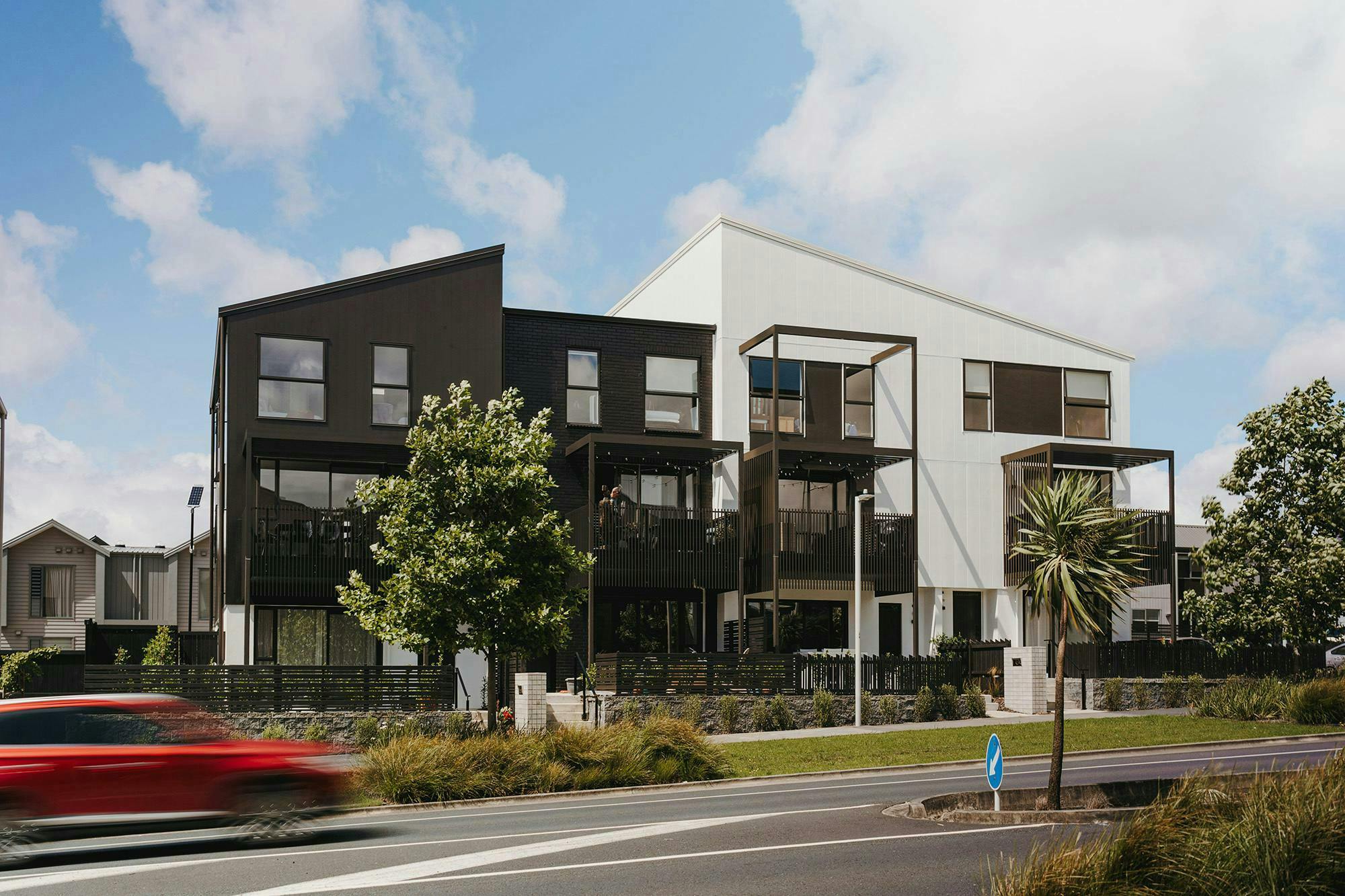Te Uru Walk up Terraces Terrace Multi unit Construkt Architects Auckland Street View 6