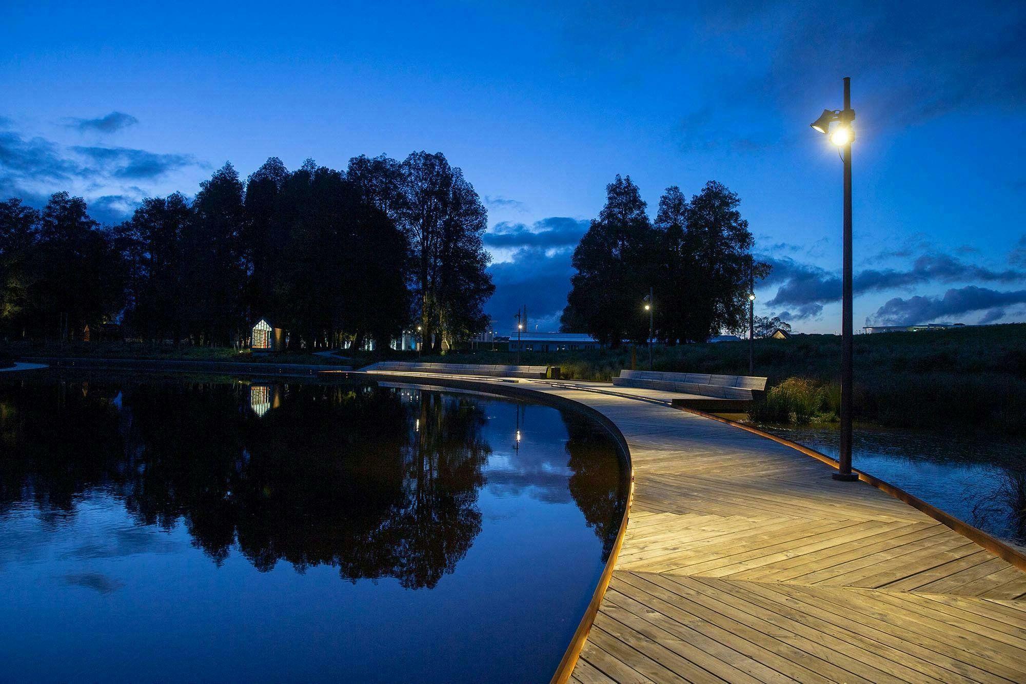 Temple View Masterplan Masterplanning Construkt Architects Auckland Pond boardwalk