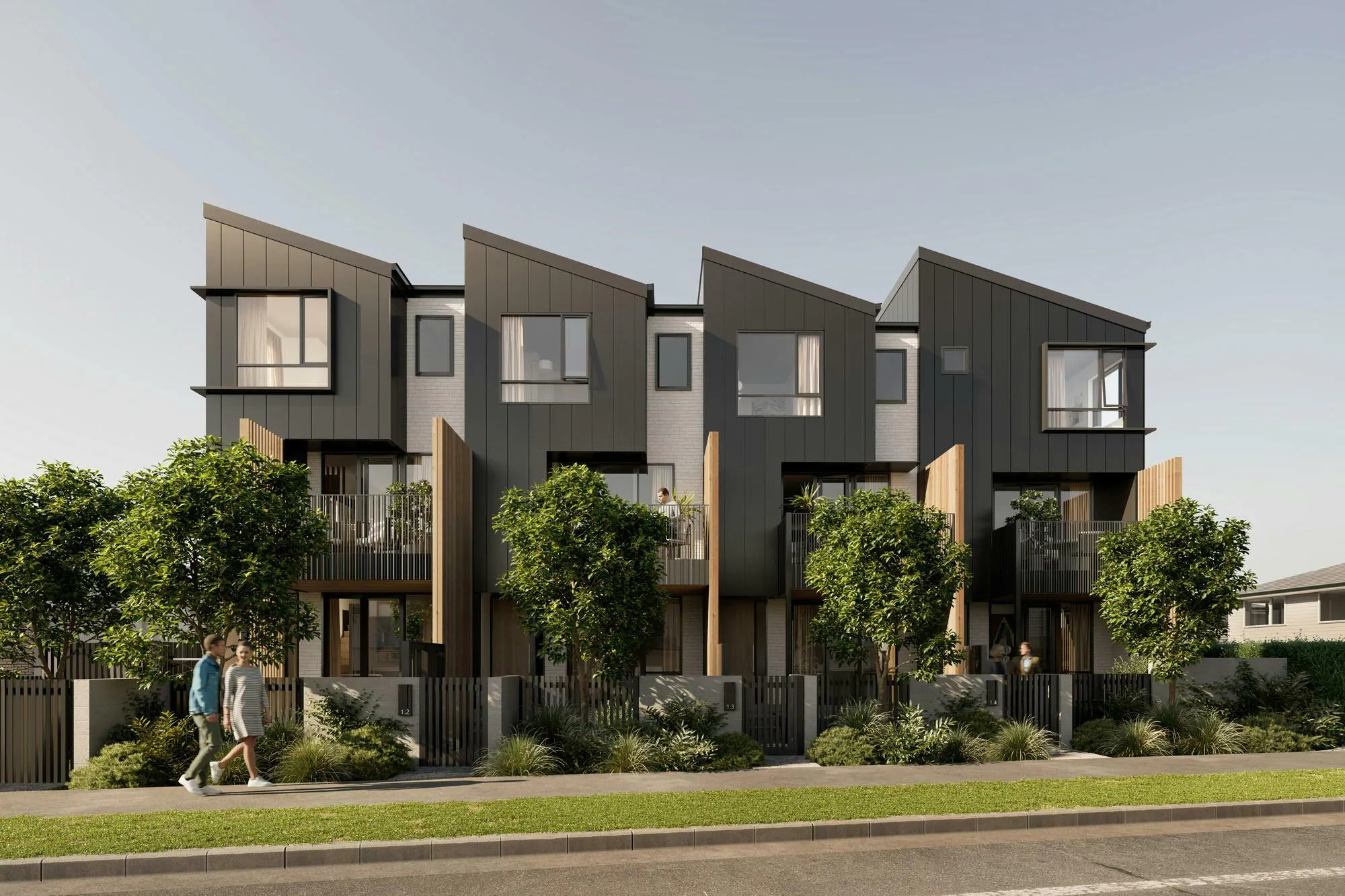 The Fore Multi unit Construkt Architects Auckland Street Elevation