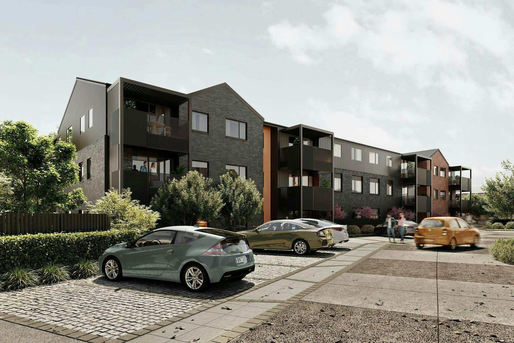 The Muse Terraces Multi unit Construkt Architects Auckland Parking