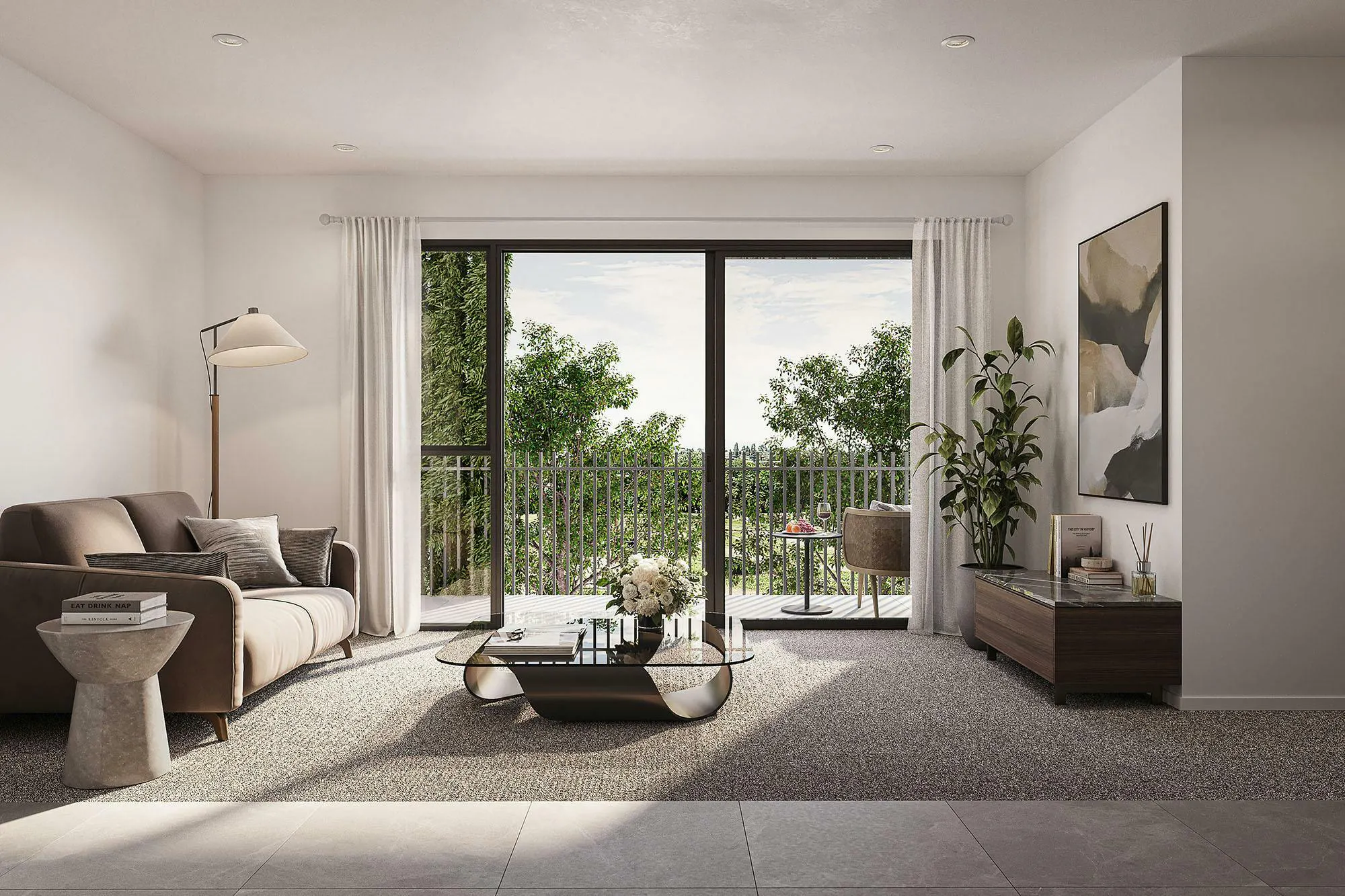 Tonar Apartments Modern Apartments Construkt Architects Auckland Living room