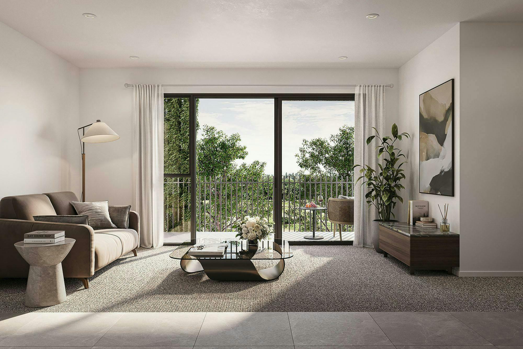 Tonar Apartments Modern Apartments Construkt Architects Auckland Living room