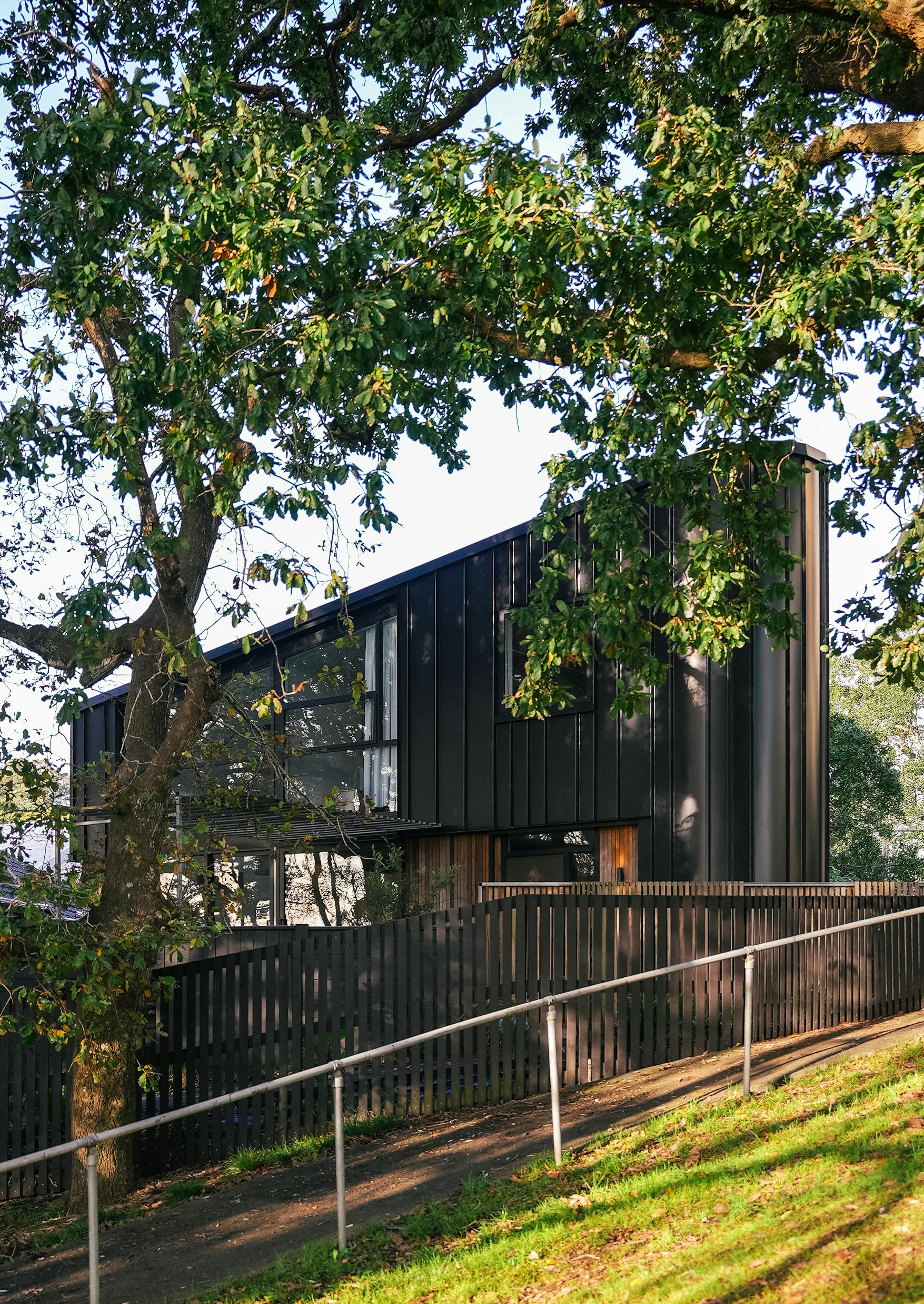 Under Canopy Cover Modern Architecture Construkt Architects Auckland