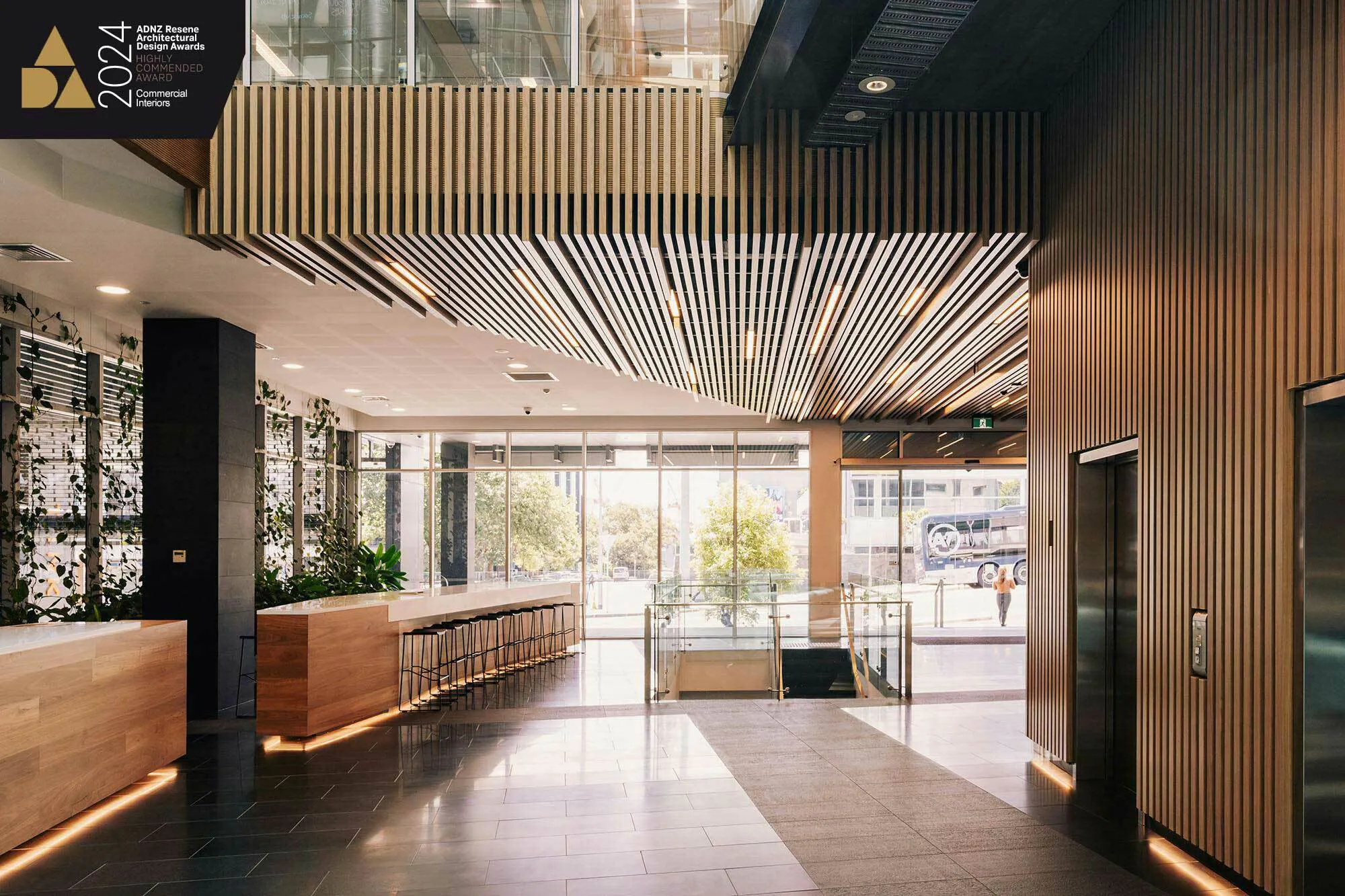 Victoria Street West Lobby Commercial Construkt Architects Auckland