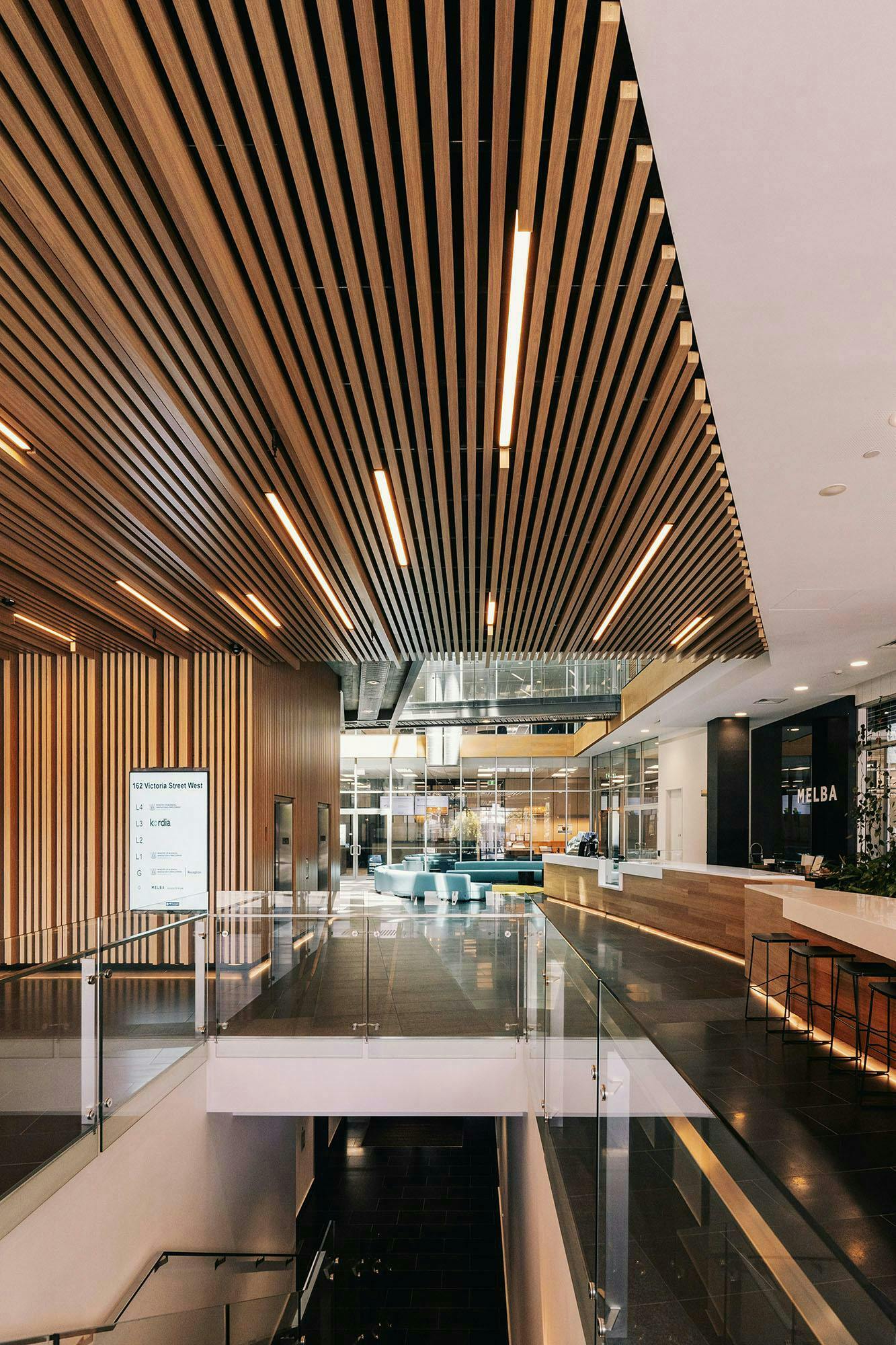 Victoria Street West Lobby Commercial Construkt Architects Auckland Atrium