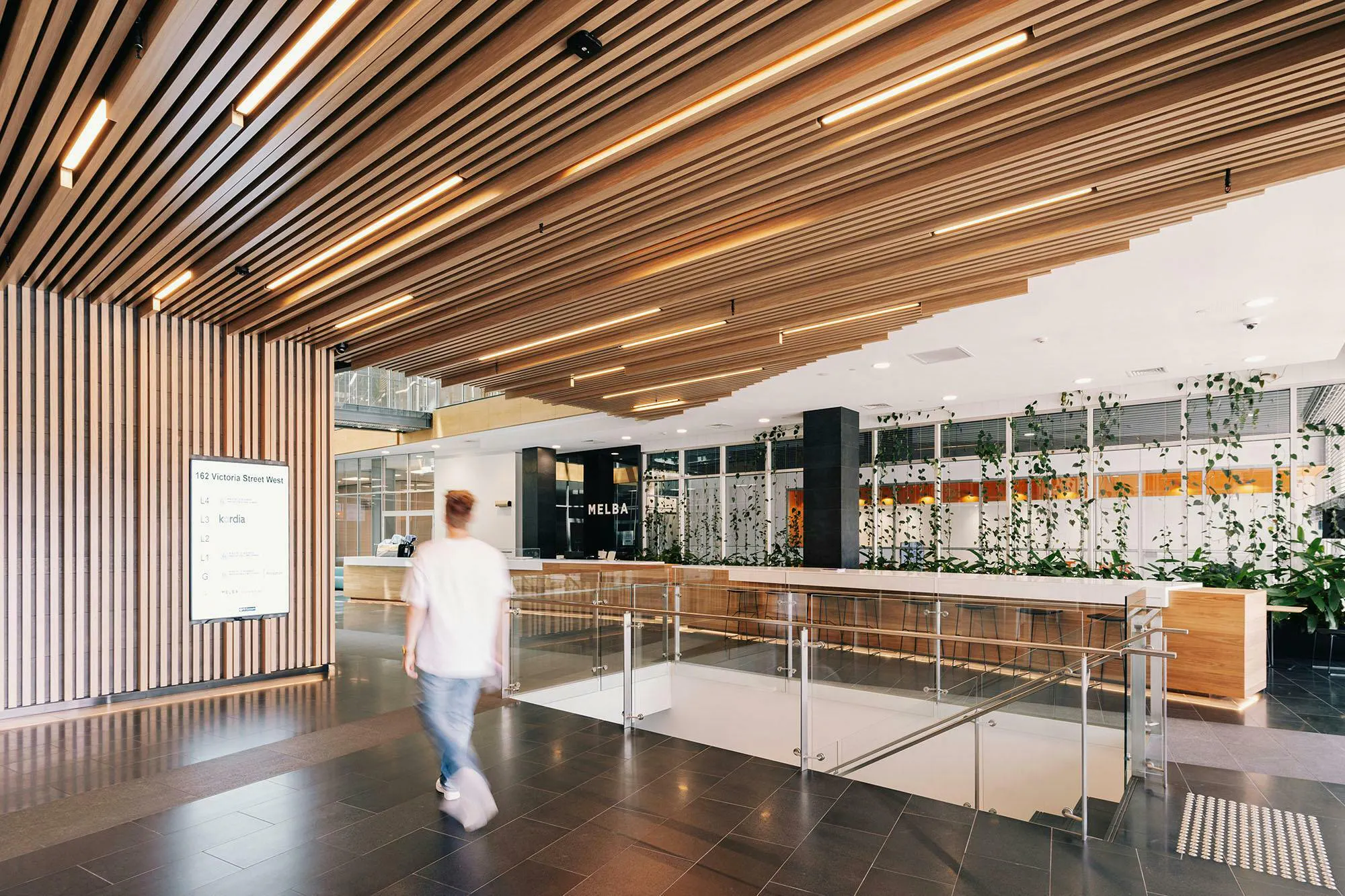 Victoria Street West Lobby Commercial Construkt Architects Auckland Stairs