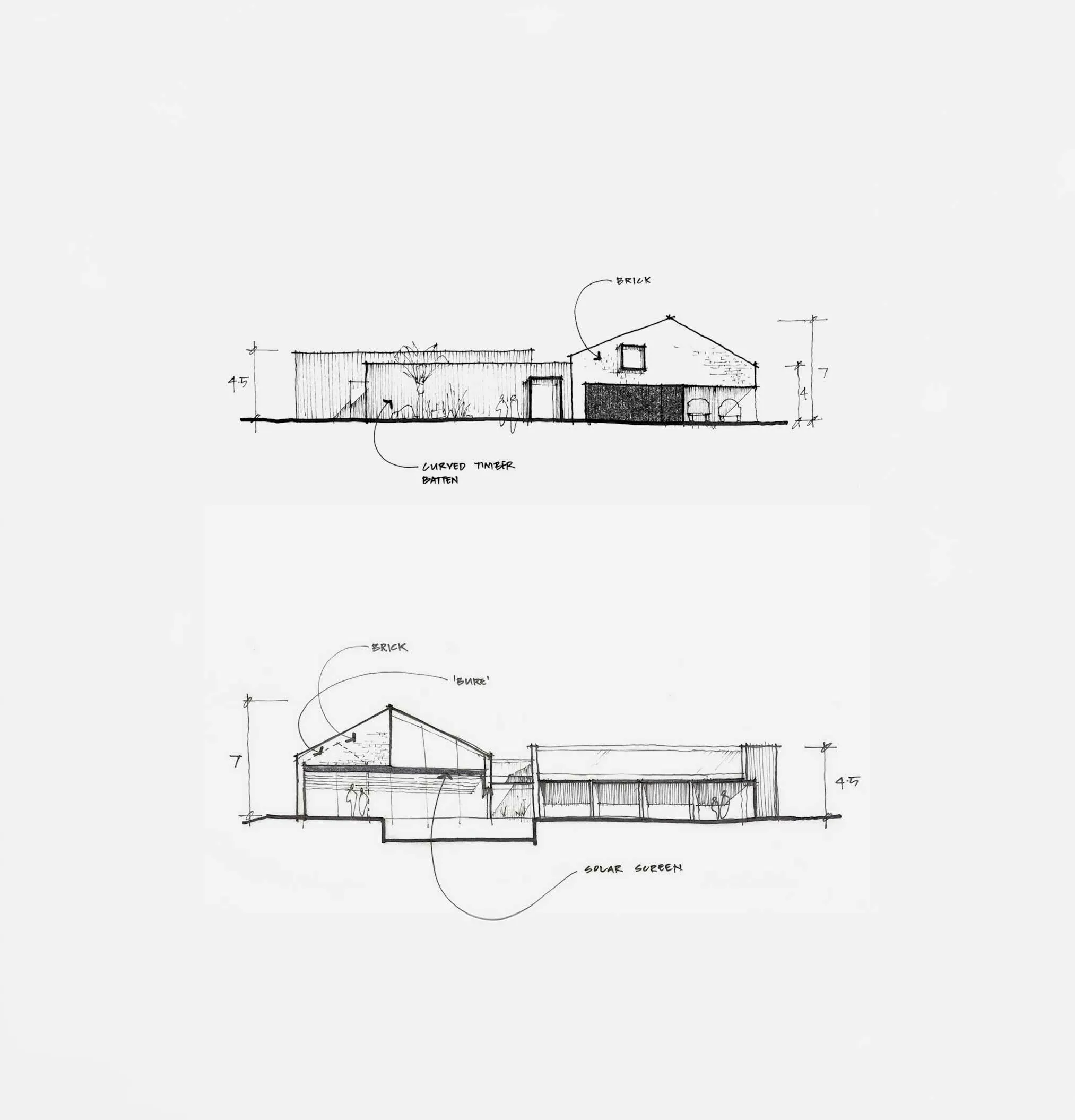 Waikopu House Modern Retreat Design Sketch Construkt Architects