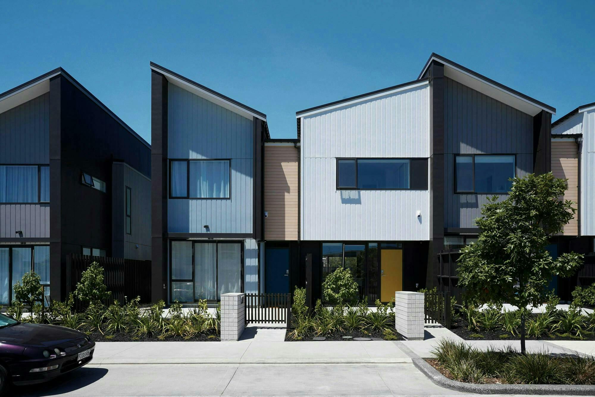 Walter Merton Road Terraces Terraces Multi unit Construkt Architects Auckland