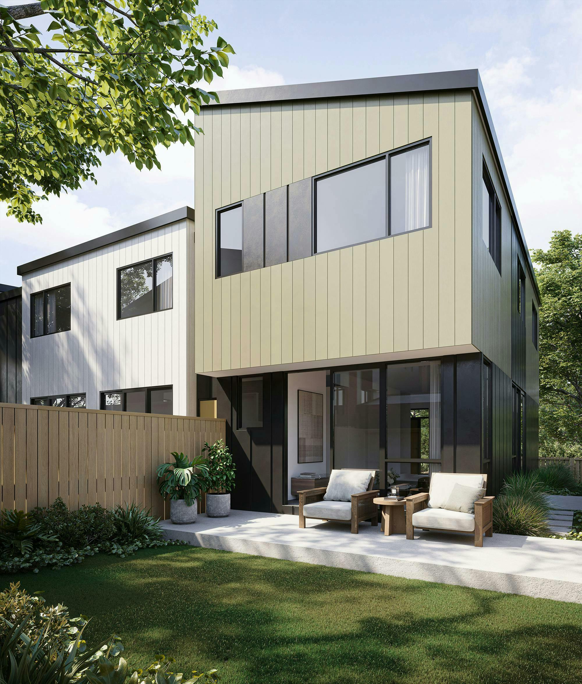 West Hills Residential Development Construkt Architects Auckland Patio