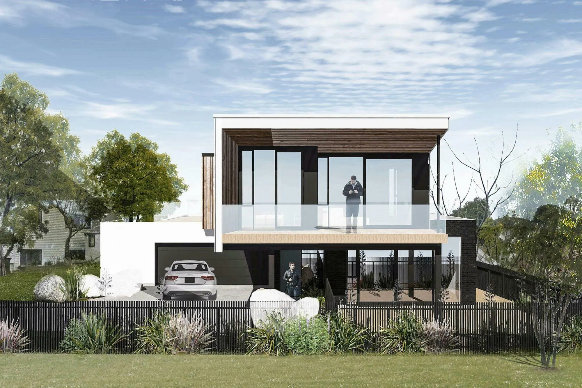 Western Springs Residence Modern Home Construkt Architects Auckland