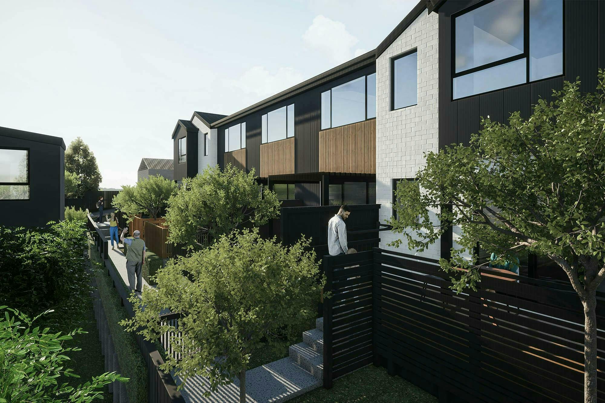 Oskill South Terraces Modern Terraces Construkt Architects Auckland Patio